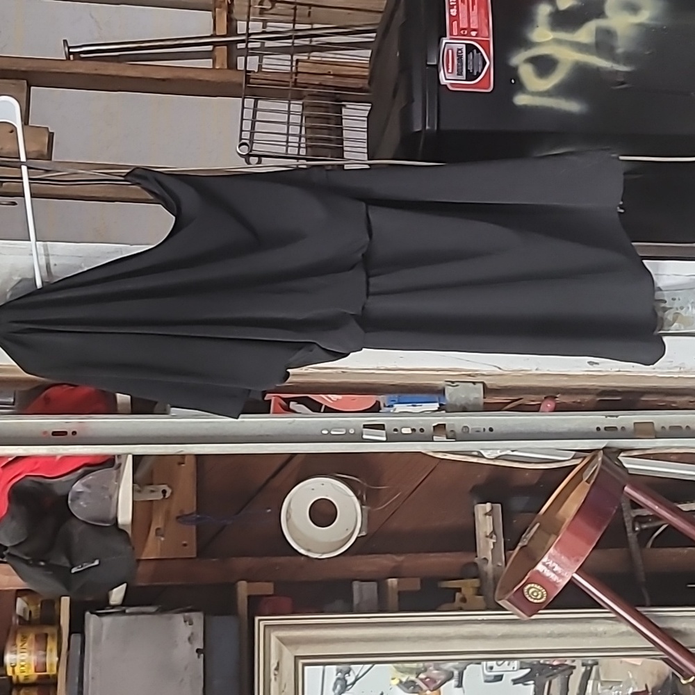 Black dress off shoulder